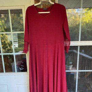 Burgundy Maxi Dress